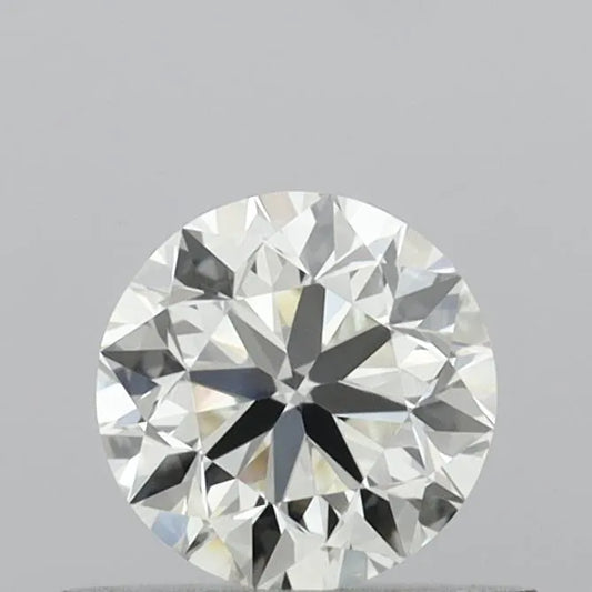 0.50ct Round Natural Diamond (Colour J, Clarity VVS2, Cut VG, IGI Certified)