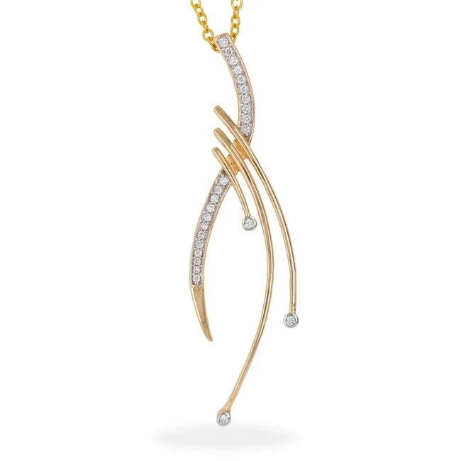 Diamond 0.15ctw Journey Pendant